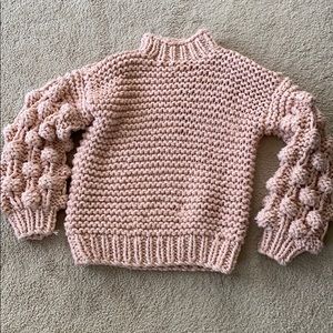 EUC Pom Pom knit sweater